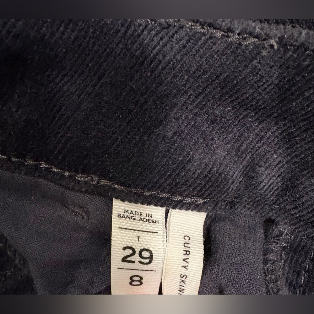 LOFT Navy Skinny Corduroy Pants - Picture 4 of 4